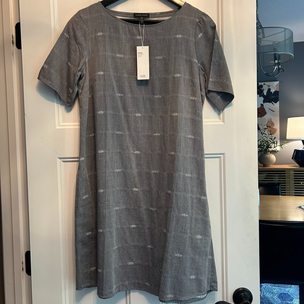 NWT Eileen Fisher A-Line Dress Size Small